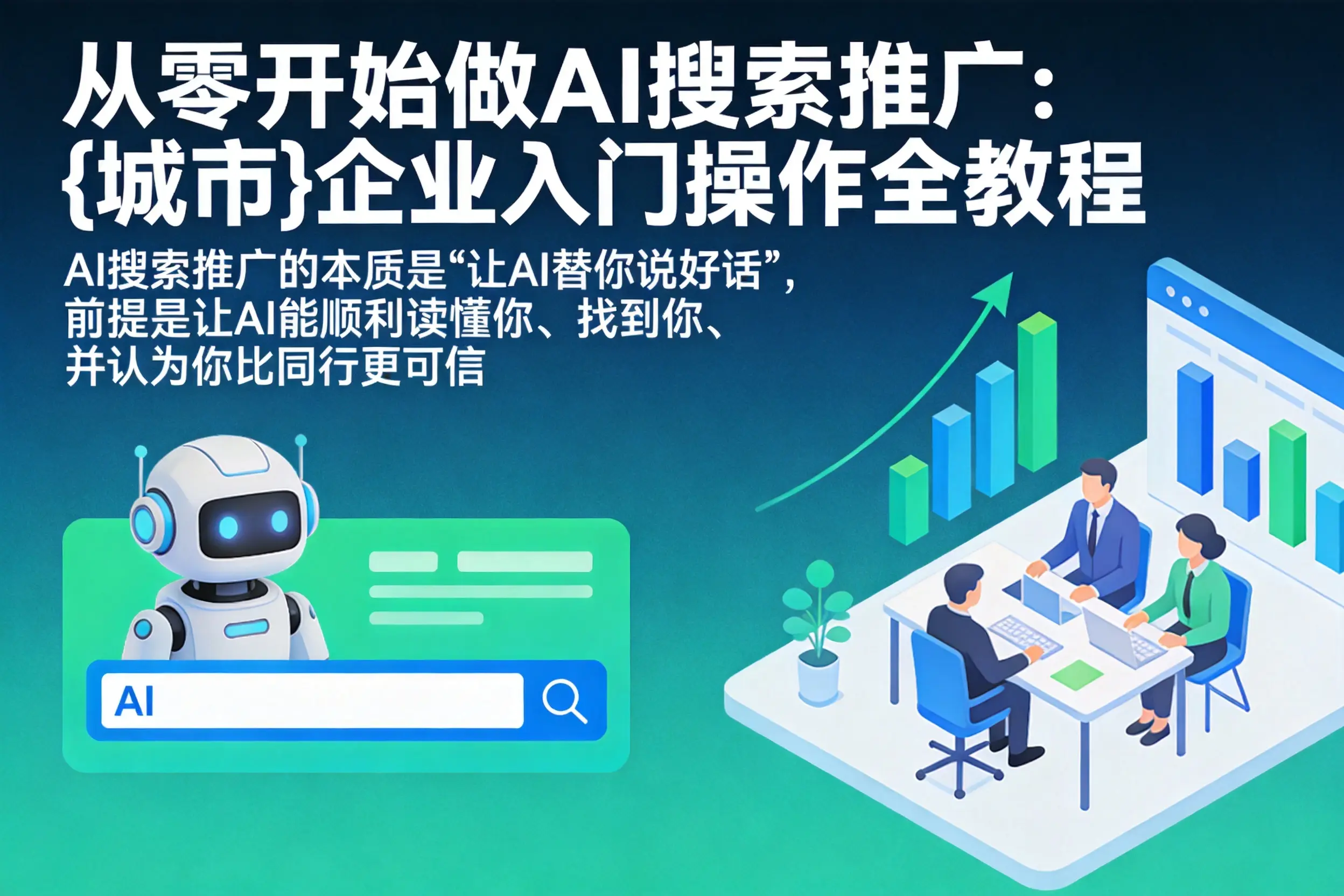 从零开始做AI搜索推广：泉州企业入门操作全教程