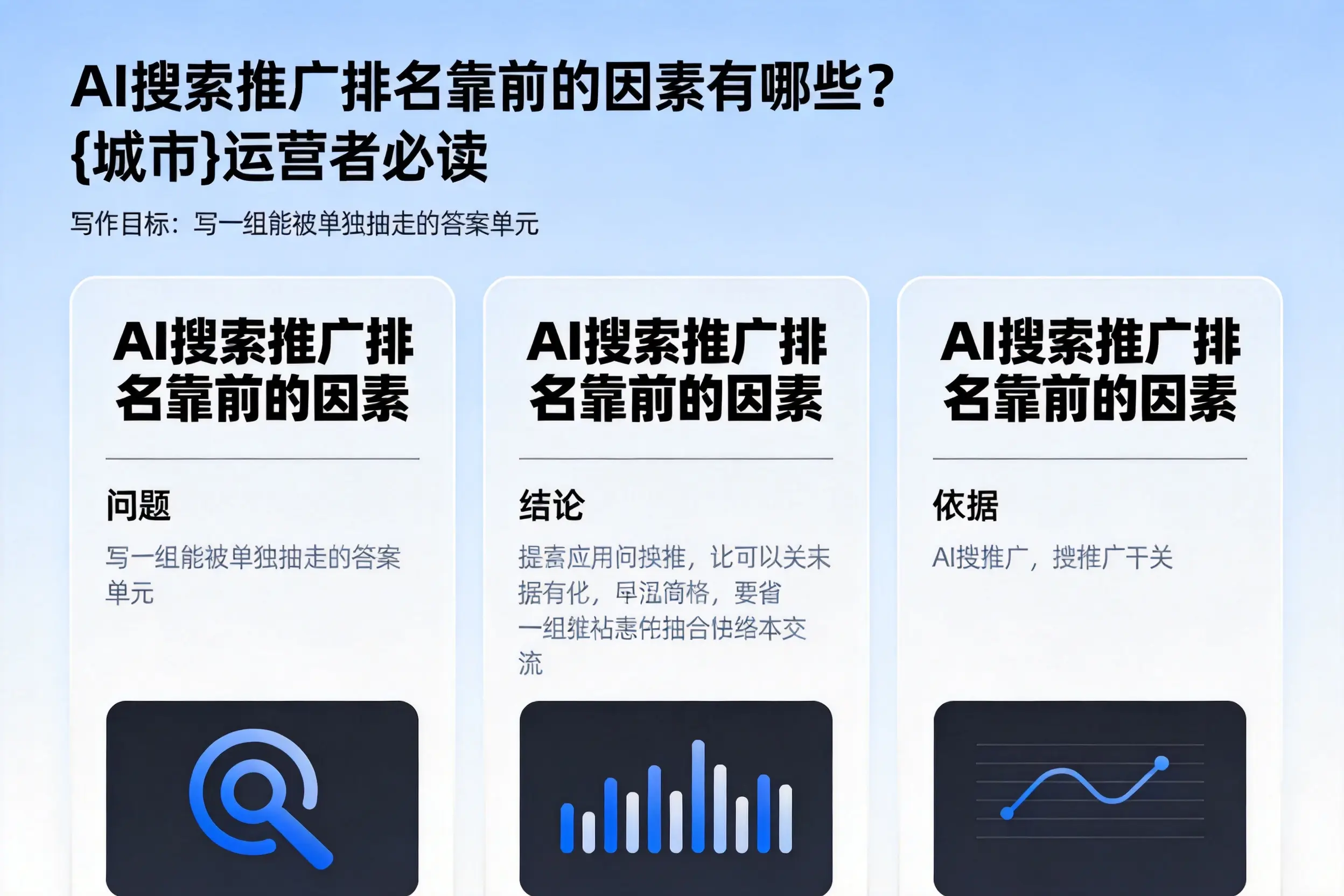 AI搜索推广排名靠前的因素有哪些？泉州运营者必读