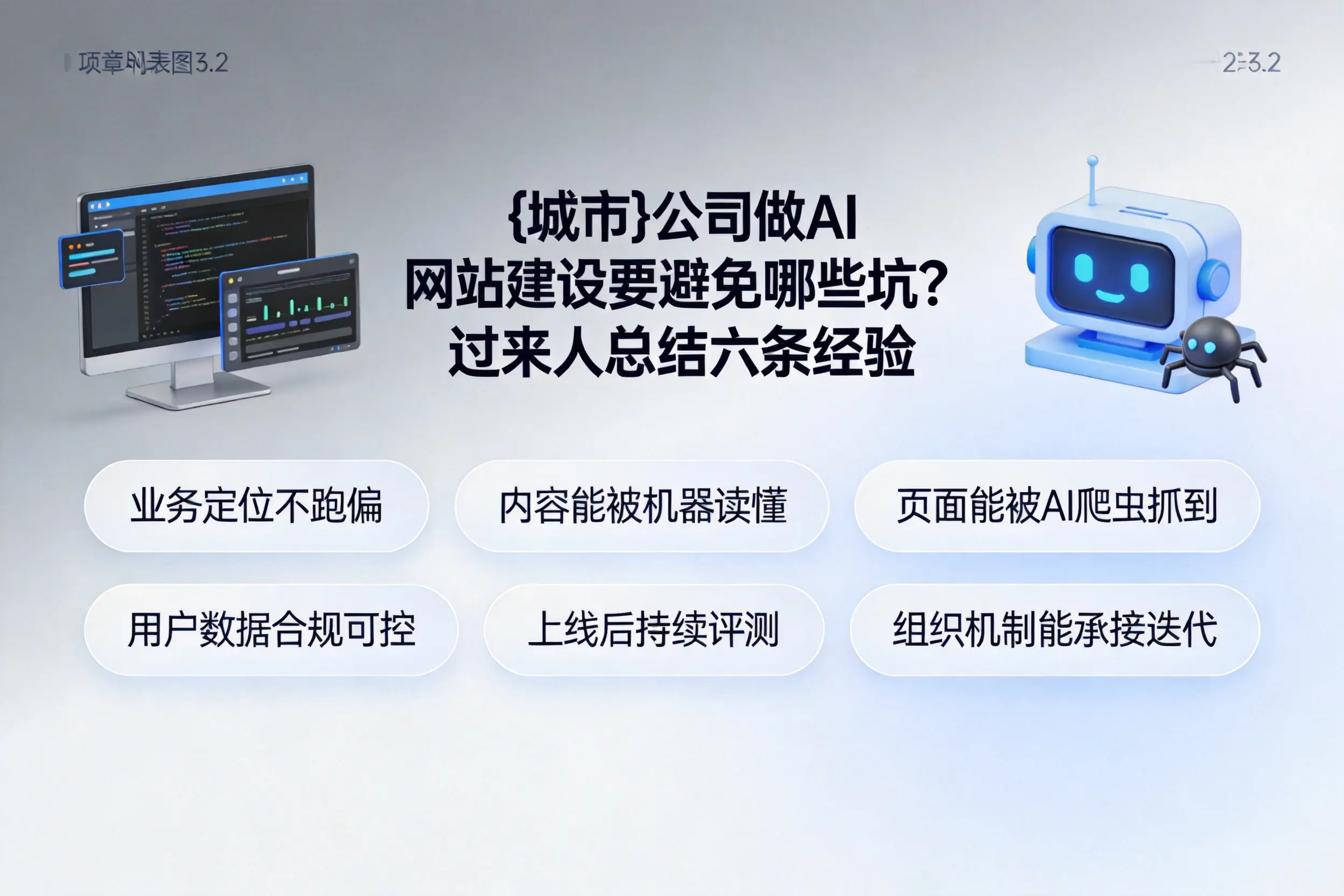 泉州公司做AI网站建设要避免哪些坑？过来人总结六条经验