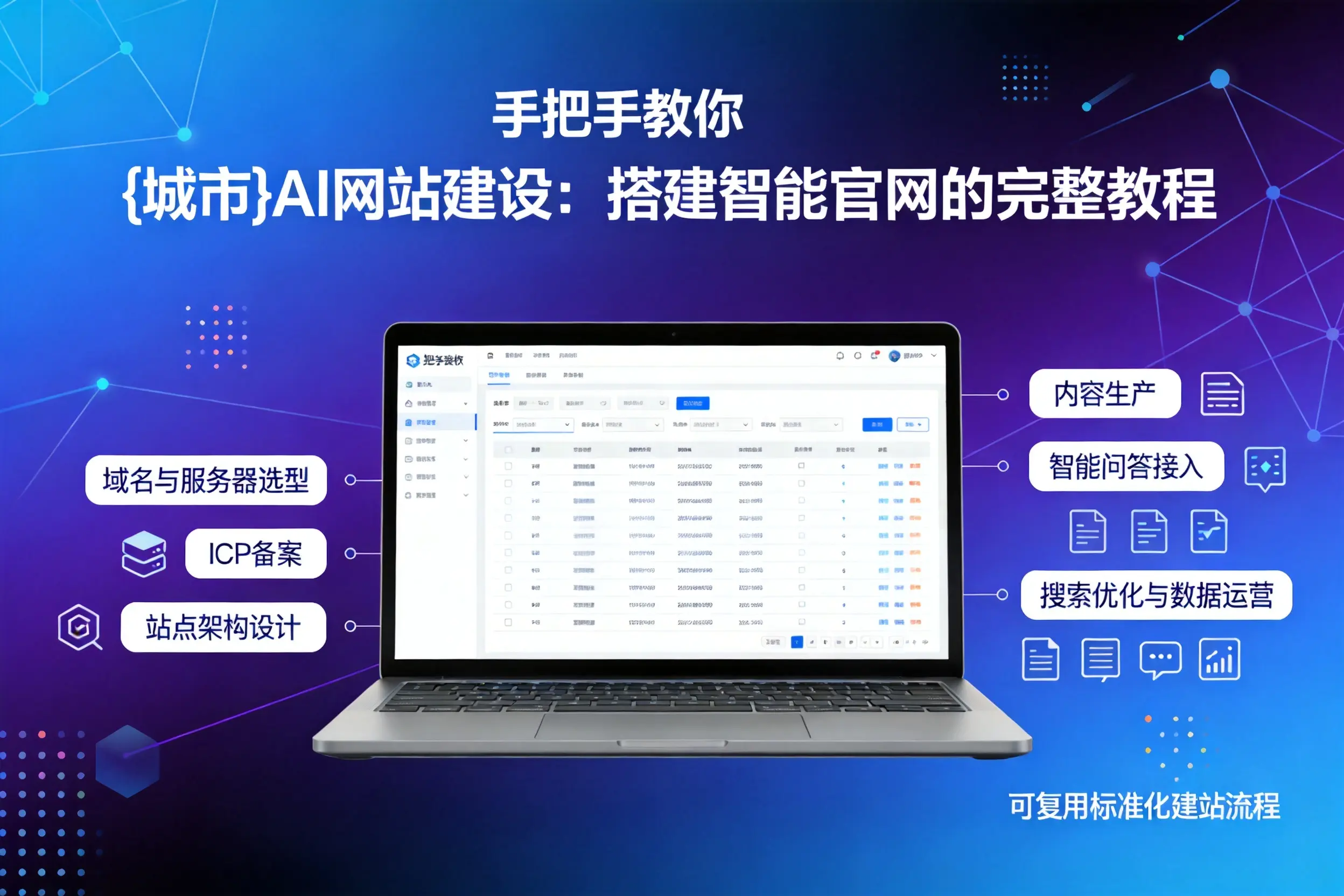手把手教你泉州AI网站建设：搭建智能官网的完整教程