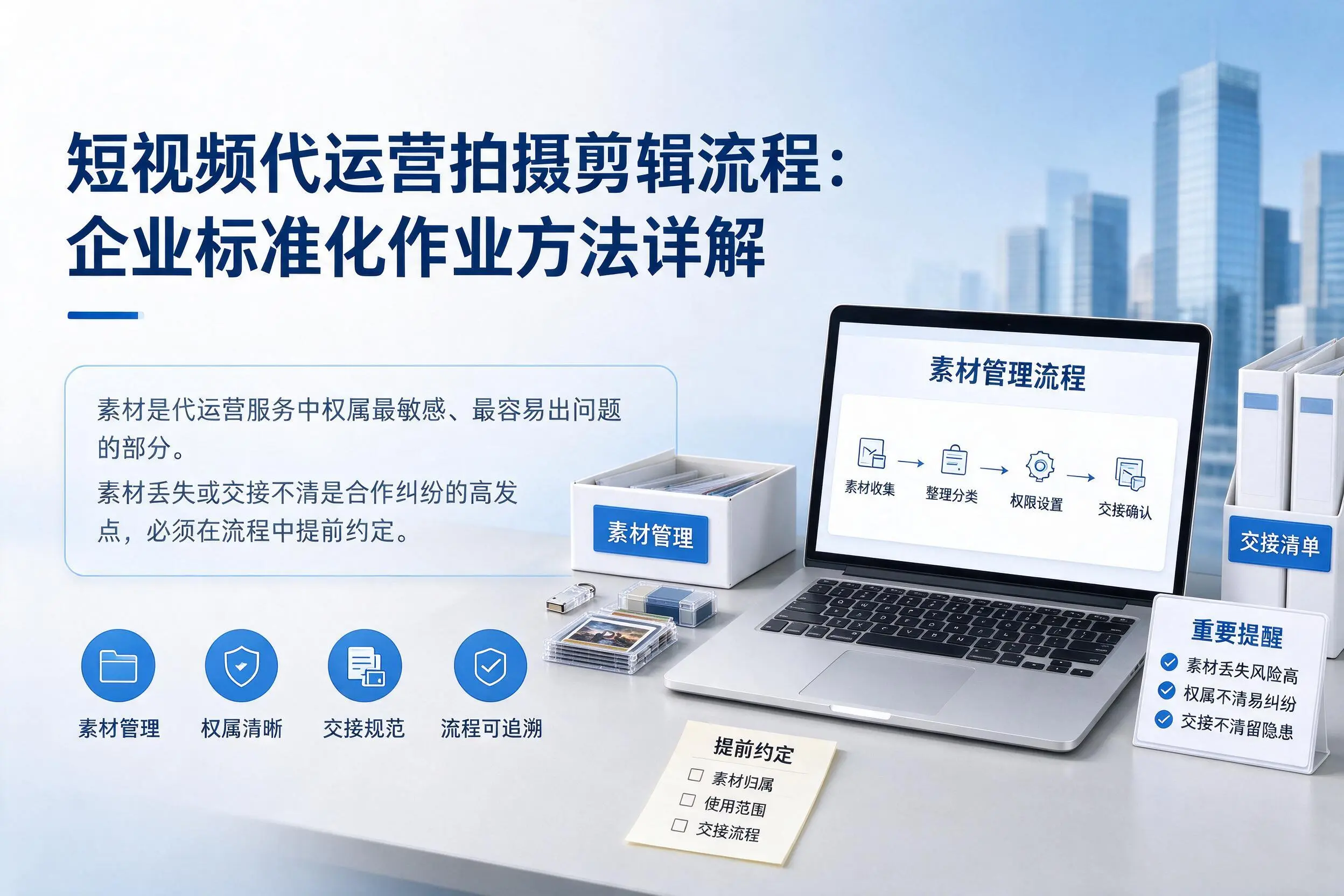 短视频代运营拍摄剪辑流程:泉州企业标准化作业方法详解