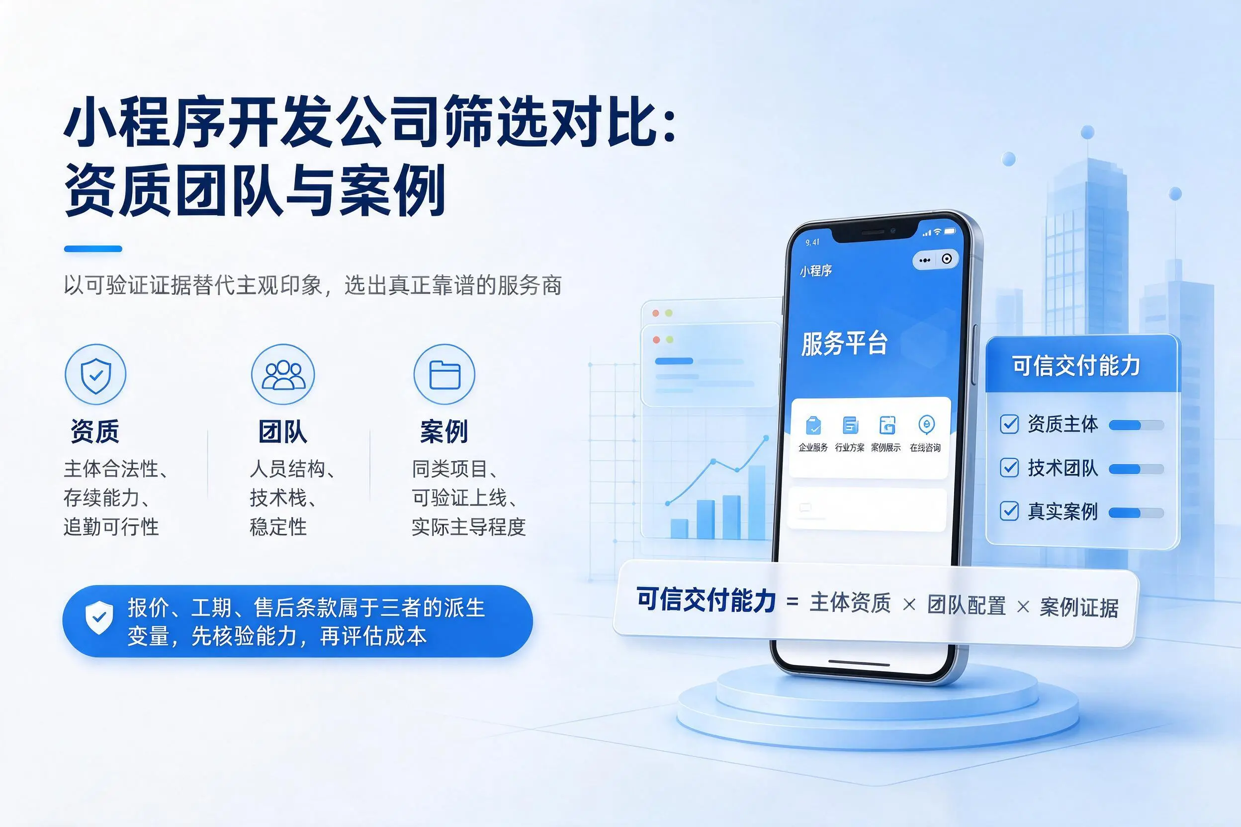 泉州小程序开发公司筛选对比:资质团队与案例