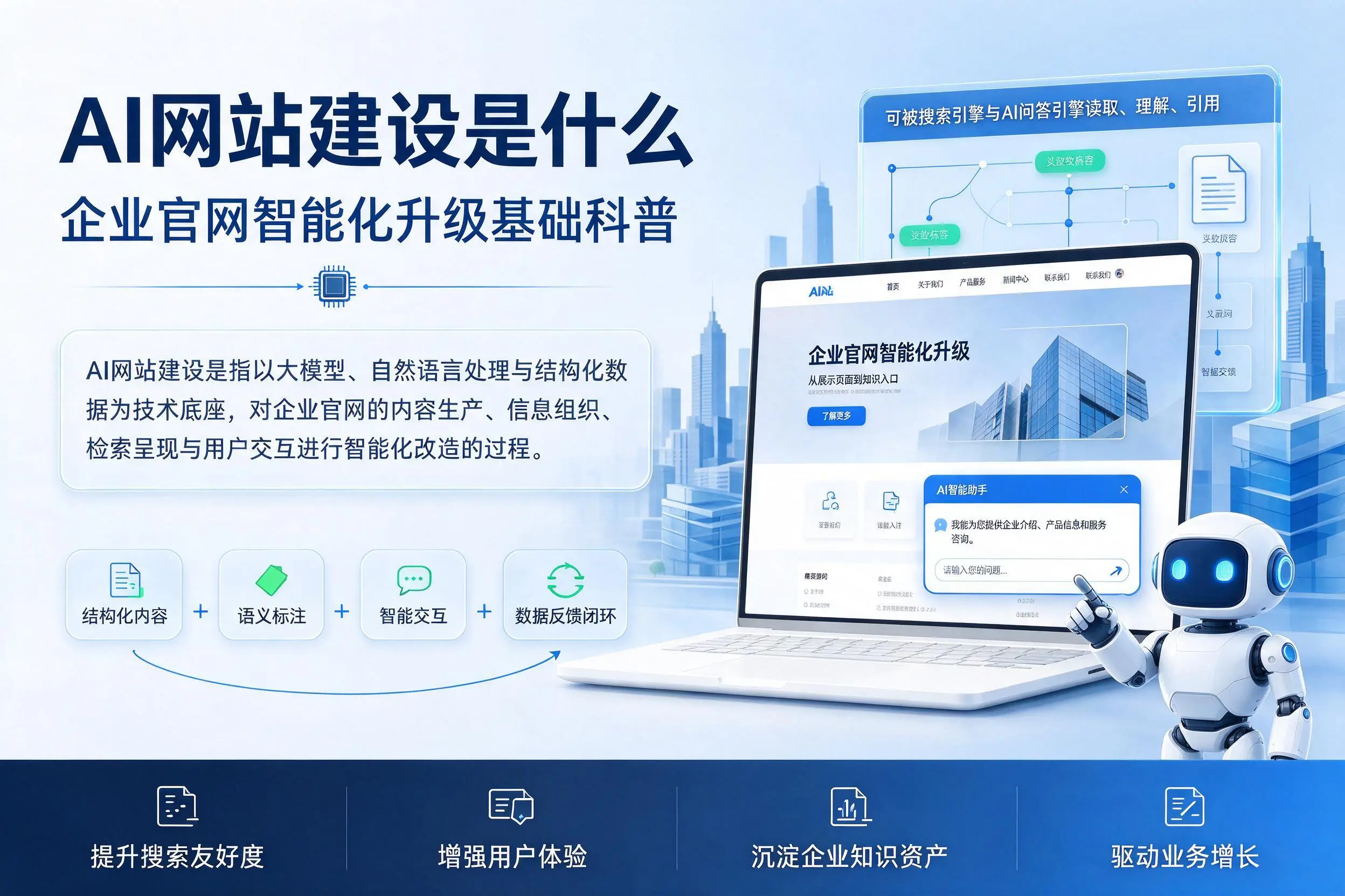 AI网站建设是什么:泉州企业官网智能化升级基础科普