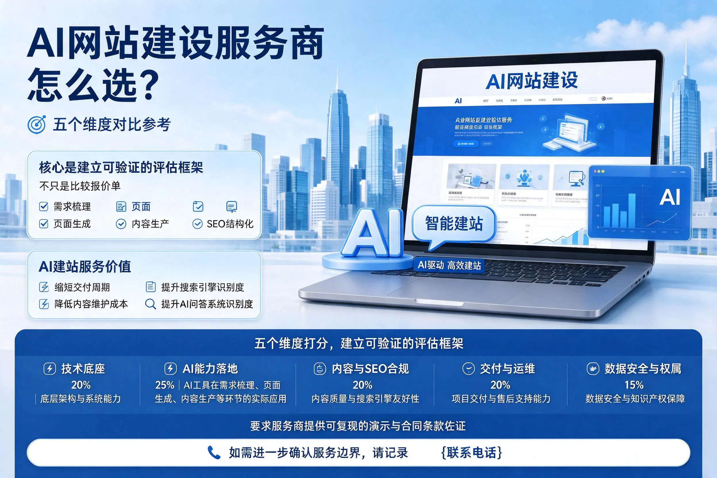 泉州AI网站建设服务商怎么选？五个维度对比参考